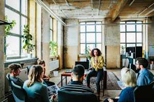 Getty image of startup employees 