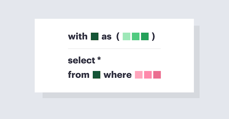 Common table expression (CTE)