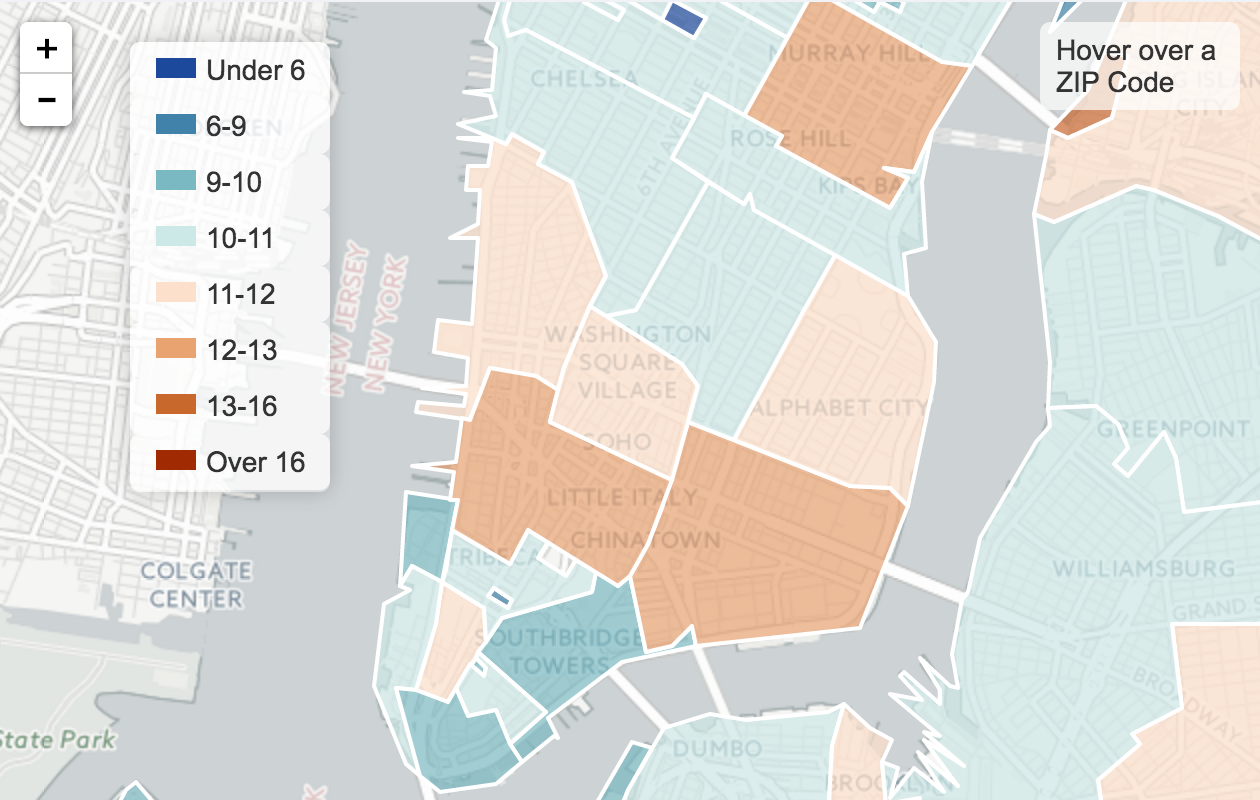 nyc restaurants zip